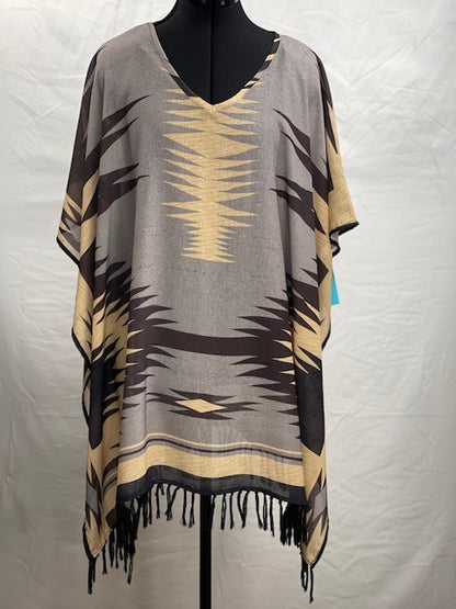 CF51-13 GREY PONCHO S/M