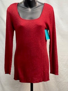 CF52-144 RED SHIMMER TOP L