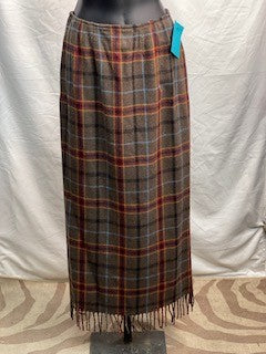 CF52-123 WOOL FRINGE SKIRT 6