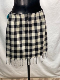 CF52-124 BLK/WHT SHORT SKIRT 4