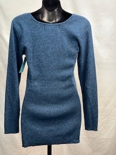 CF52-143 NAVY SHIMMER TOP L