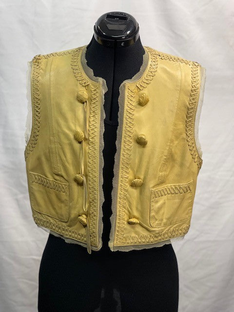 CF52-78 TAN BOLERO VEST M
