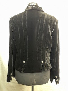 CF52-92 BLK VELVET JACKET M
