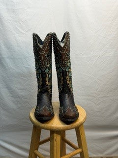 CF42-160 ROUNDUP GRN ROSIE BOOT 8