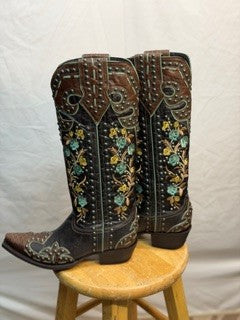 CF42-160 ROUNDUP GRN ROSIE BOOT 8