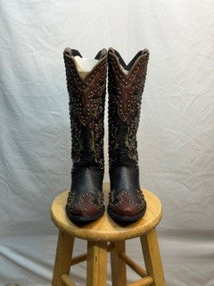 CF42-161 ROUNDUP PINK ROSIE BOOT 8