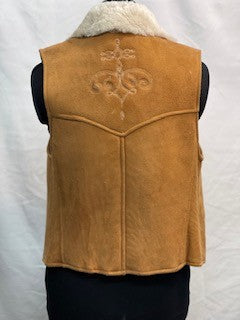 CF52-91 SUEDE/SHEARLING VEST M