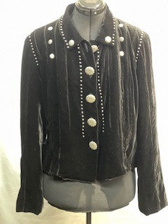 CF52-92 BLK VELVET JACKET M