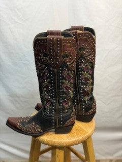 CF42-161 ROUNDUP PINK ROSIE BOOT 8