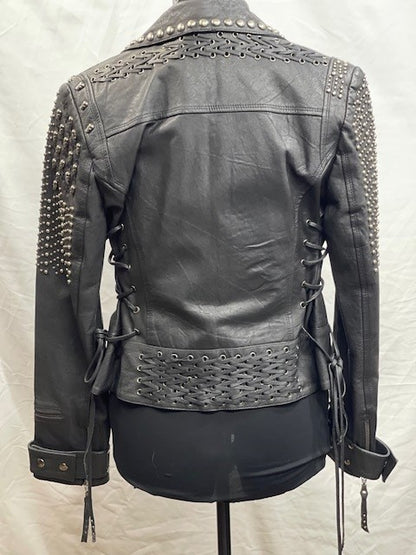 CF52-71 LEATHER & SKULL JACKET S