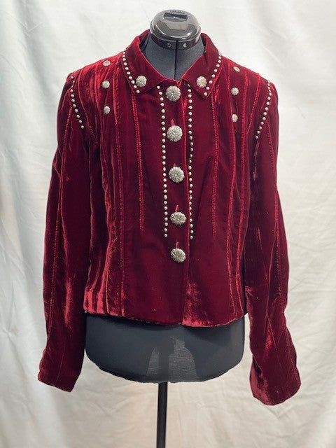 CF52-83 RED VELVET JACKET M
