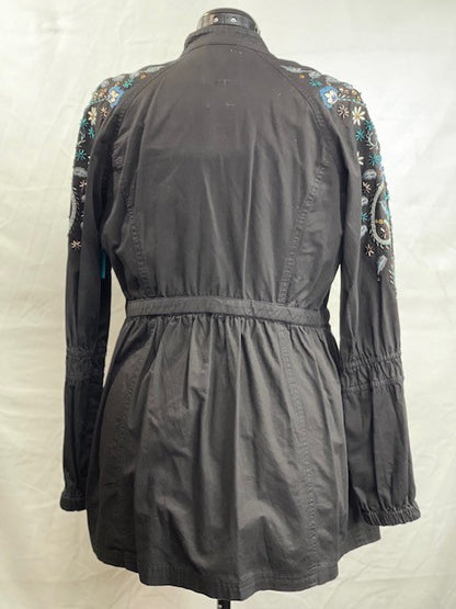 CF52-37 COTTON JACKET WITH BLU EMB M