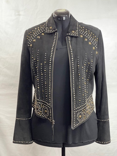 CF52-43 BLK SUEDE WITH 2 TONE STUDS M