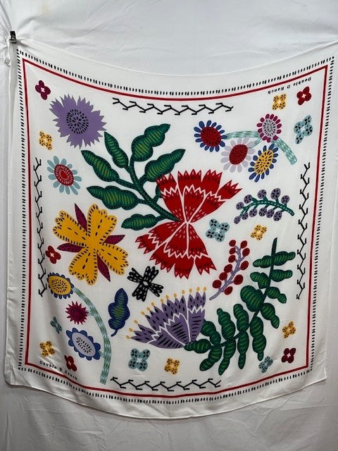 CF55-27 WHITE SCARF
