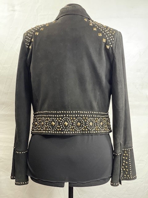 CF52-43 BLK SUEDE WITH 2 TONE STUDS M