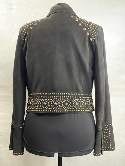 CF52-43 BLK SUEDE WITH 2 TONE STUDS M