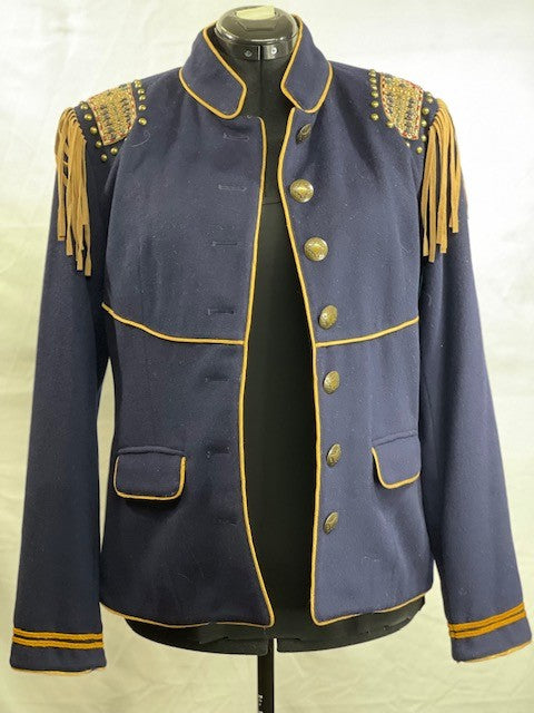 CF52-45 NAVY WOOL MILITARY JACKET M