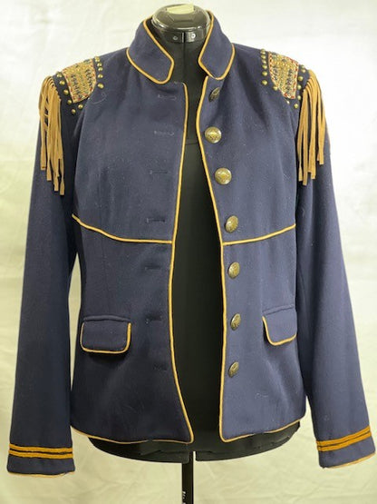 CF52-45 NAVY WOOL MILITARY JACKET M