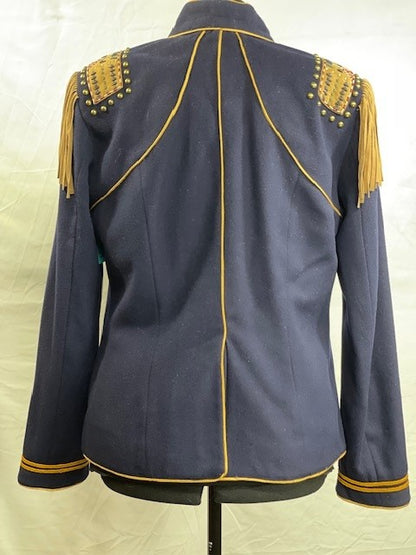 CF52-45 NAVY WOOL MILITARY JACKET M
