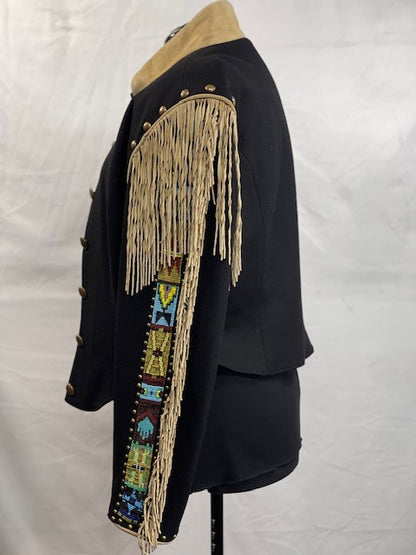 CF52-46 MILITARY JACKET WITH BEADS L