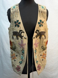 CF52-213 LEATHER ELK VEST M
