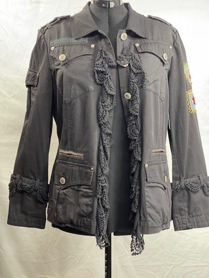 CF52-31 COTTON/LACE JACKET M