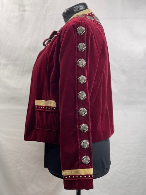 CF52-49 RED VELVET JACKET M
