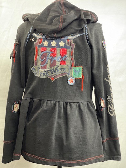 CF52-51 KNIT FLAG JACKET M