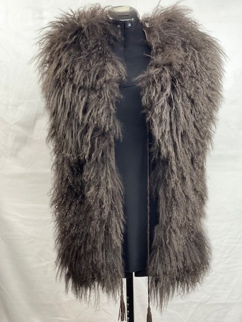 CF52-53 BROWN HOODED VEST M