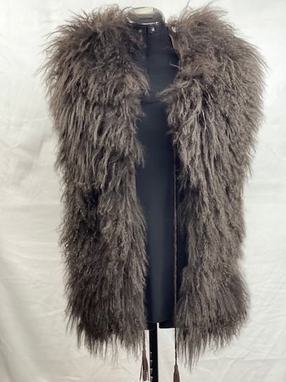 CF52-53 BROWN HOODED VEST M