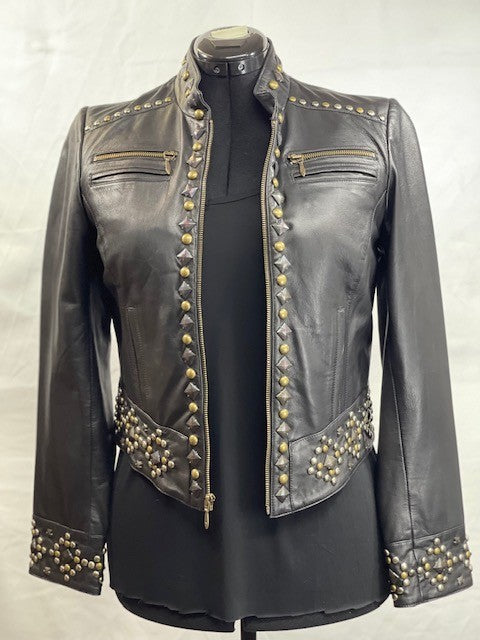 CF52-57 LEATHER JACKET WITH CHIEF S