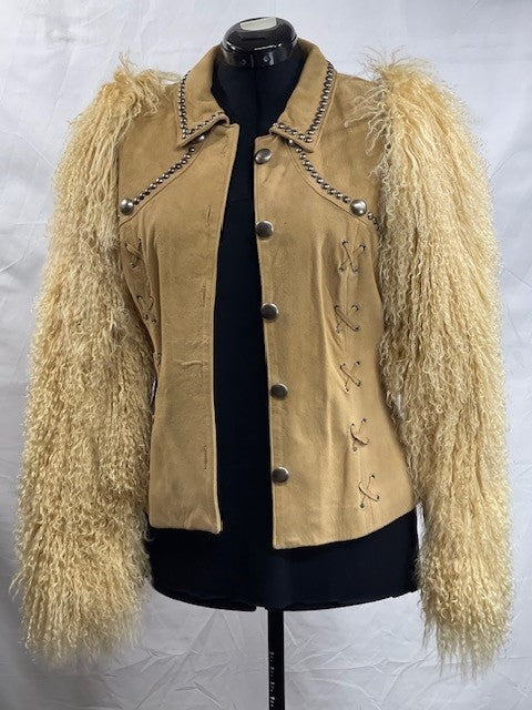 CF52-60 CREAM WOOLY JACKET M
