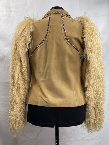 CF52-60 CREAM WOOLY JACKET M