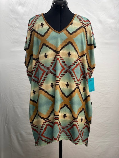 CF55-49 KNIT PONCHO S/M