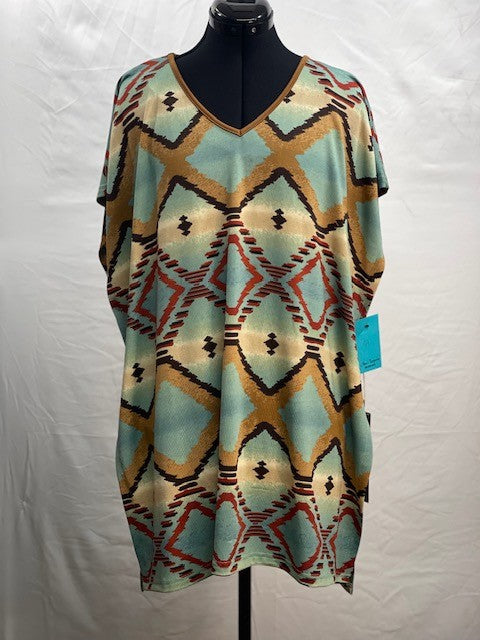 CF55-49 KNIT PONCHO S/M