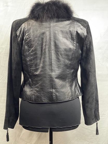 CF52-65 LEATHER & SUEDE JACKET M