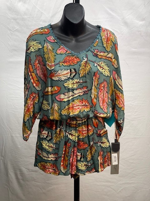 CF55-46 FEATHER ROMPER XS