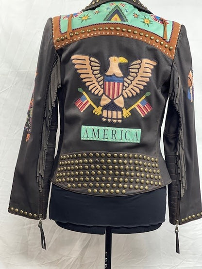 CF52-69 AMERICA BIKER JACKET M