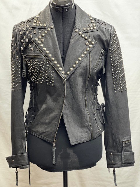 CF52-71 LEATHER & SKULL JACKET S