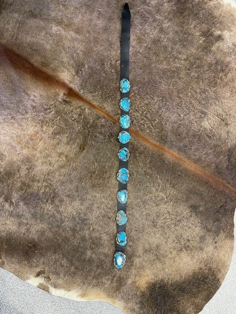 CF52-27 10 STONE TURQ BELT