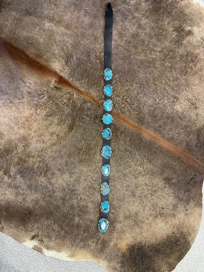 CF52-27 10 STONE TURQ BELT