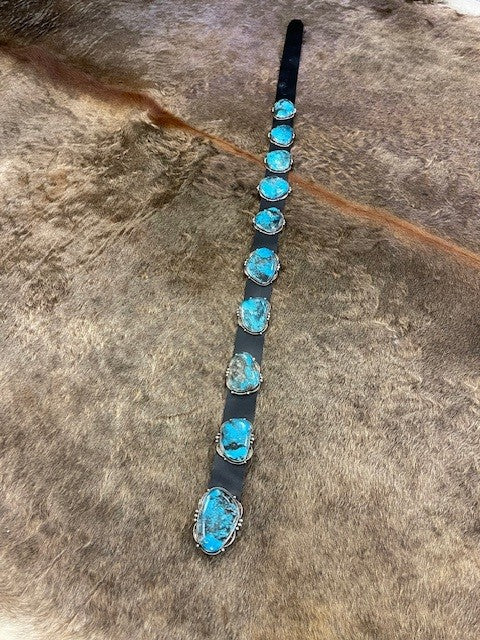 CF52-27 10 STONE TURQ BELT