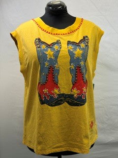 CF10-35 COWBOY BOOT MUSCLE SHIRT M
