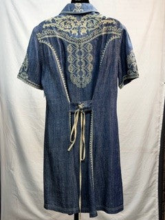 CF14-116 DENIM DRESS L