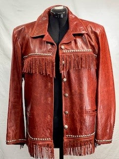 CF14-72 FRINGE RED JACKET L