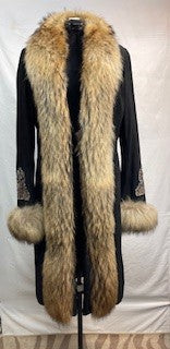 CF14-77 SUEDE/FUR LONG JCK XL