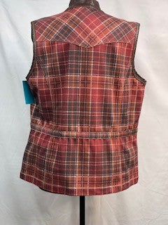 CF10-16 PLAID VEST XL