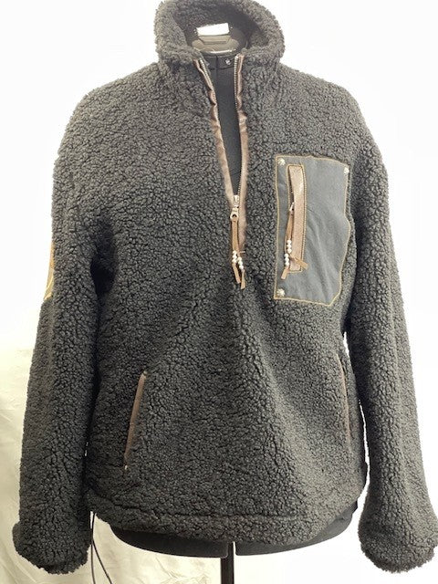 CF10-13 WOOLEY 3/4 ZIP JACKET L