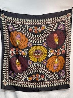 CF41-24 BLK/ORG/PURP SCARF