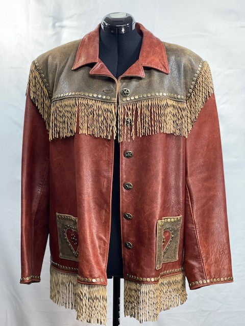 CF14-39 RANCH JACKET WITH HEARTS XL